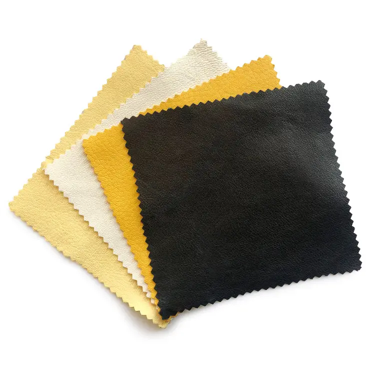 High quality soft genuine goatskin leather material real sheepskin yellow color leather on sale