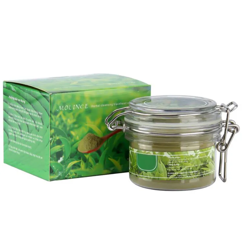 Вьетнамский зеленый чай, средство для удаления угрей, маска маття для лица, порошок, маска для глубокого очищения пор