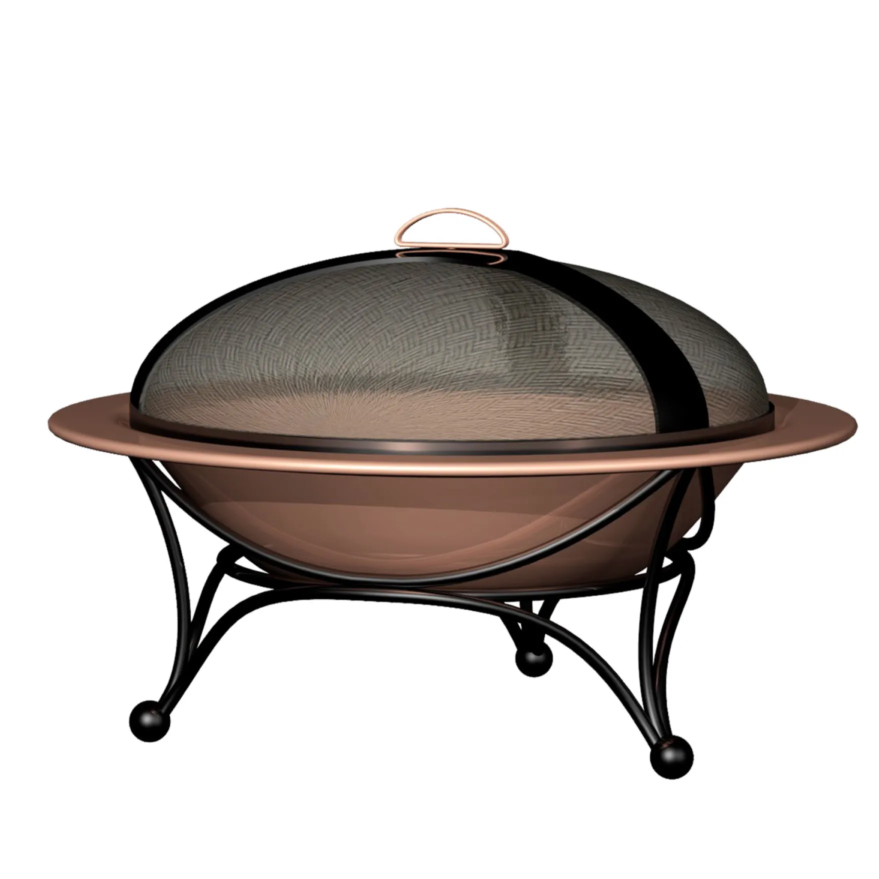 2021 Outdoor Garden Patio Tripod Camping Metal Fire Bowl Round Wood Burning Fire Pit For Heating And Barcecue