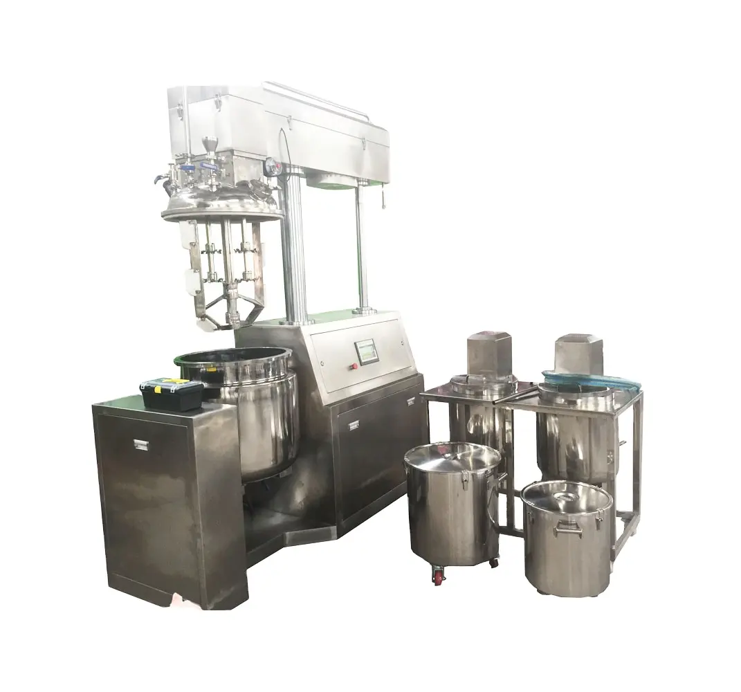 High Speed Vacuum Mayonnaise Toothpaste cream ointment Emulsifying Homogenizer Lotion Mixer Machine