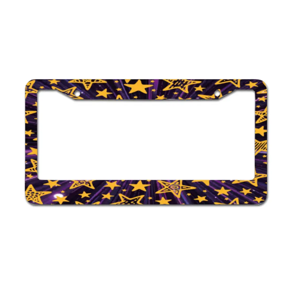 OEM Design Stainless Steel License Plate Frame Car Number Plate Frame Embossed License Plate Cover Holder Wholesale