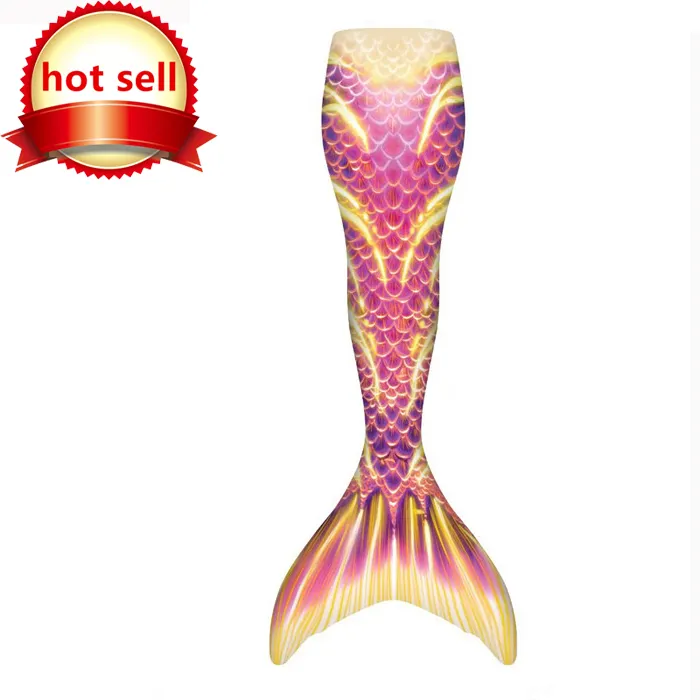 Hot sell kids and adult swimwear beachwear mermaid tail monofin bathing suit