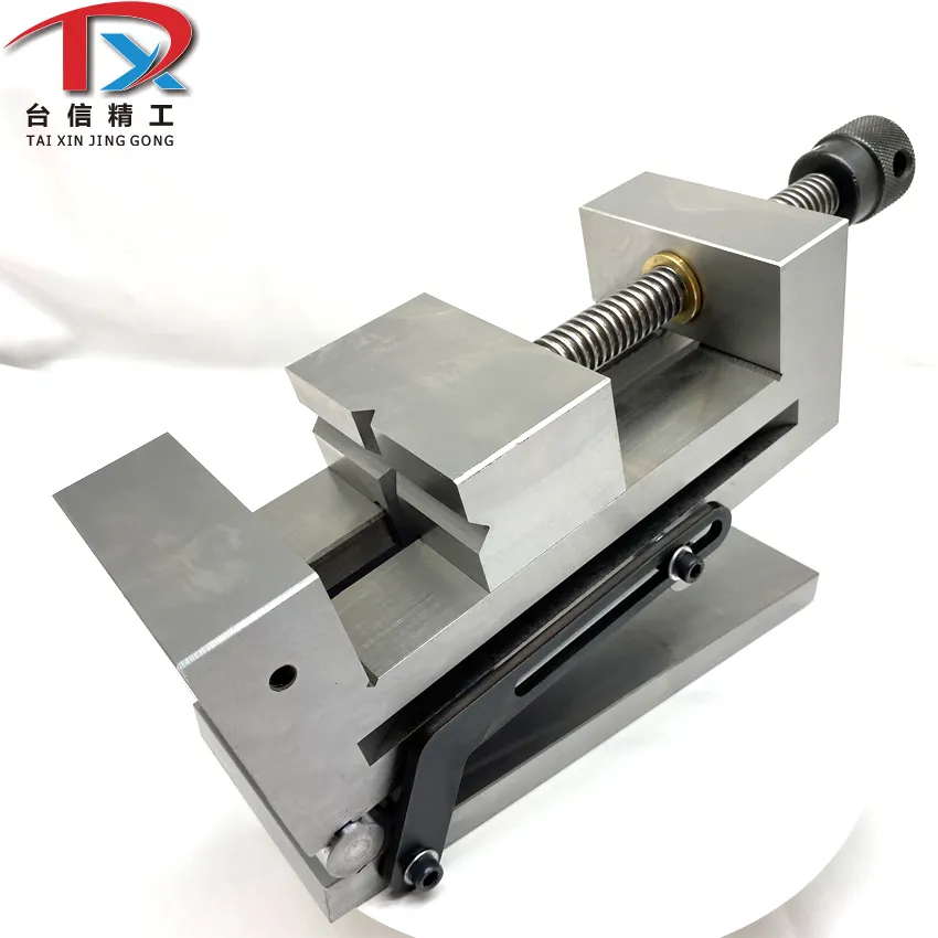 High quality curved bow sine 100mm 10 000 force 4 inch precision vise accuracy 0.003-0.005mm grinder accessories