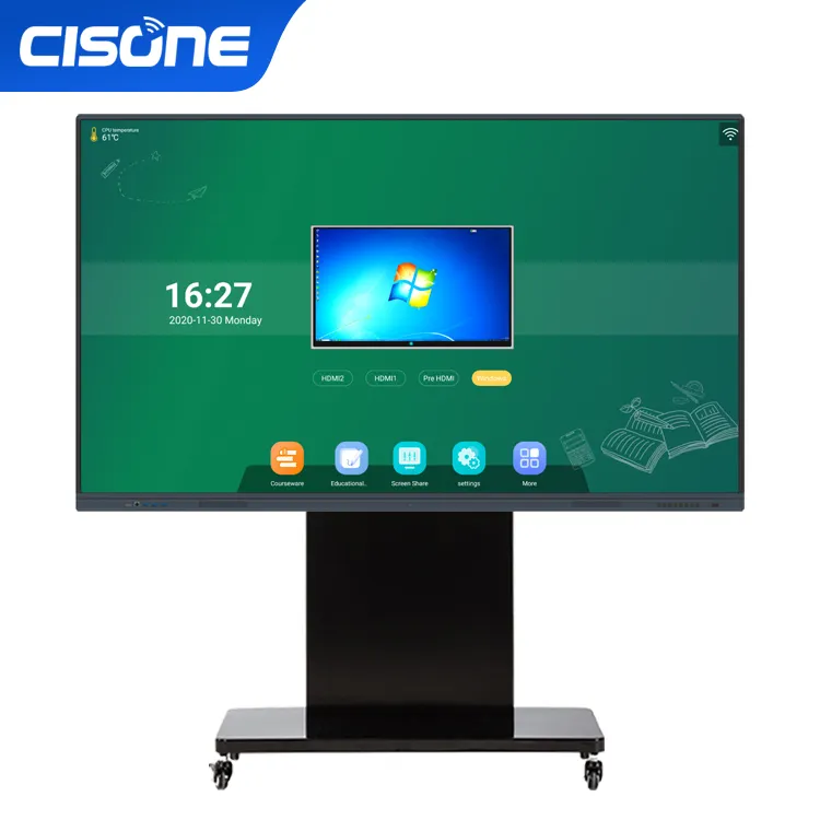 Interactive Panel Touch Screen Interactive Display Glass Whiteboard Interactive Flat Panel Touch Screen Panel 86 Smart Meeting Room Whiteboard