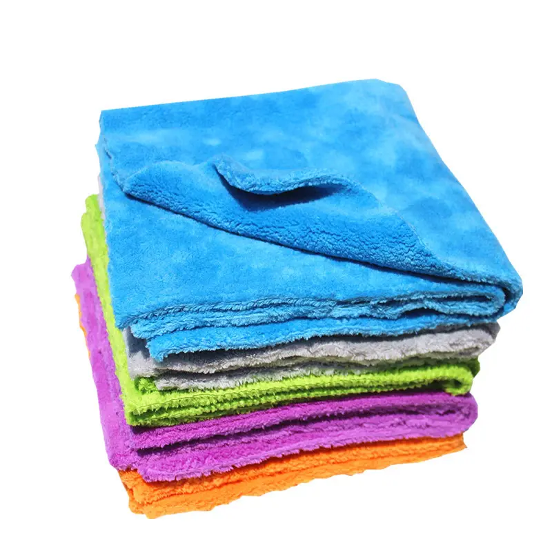 Высококачественное Автомобильное полотенце из микрофибры, быстросохнущая бесцветная ткань для чистки автомобиля, сушильная ткань