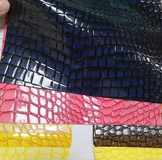 Новая ткань из искусственной кожи с крокодиловым узором для сумок