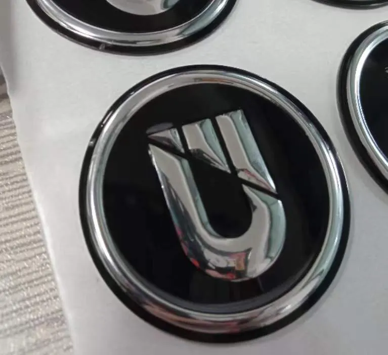 Пользовательские 3D пластиковые автомобильные Логотипы эмблемы ABS хромированные наклейки