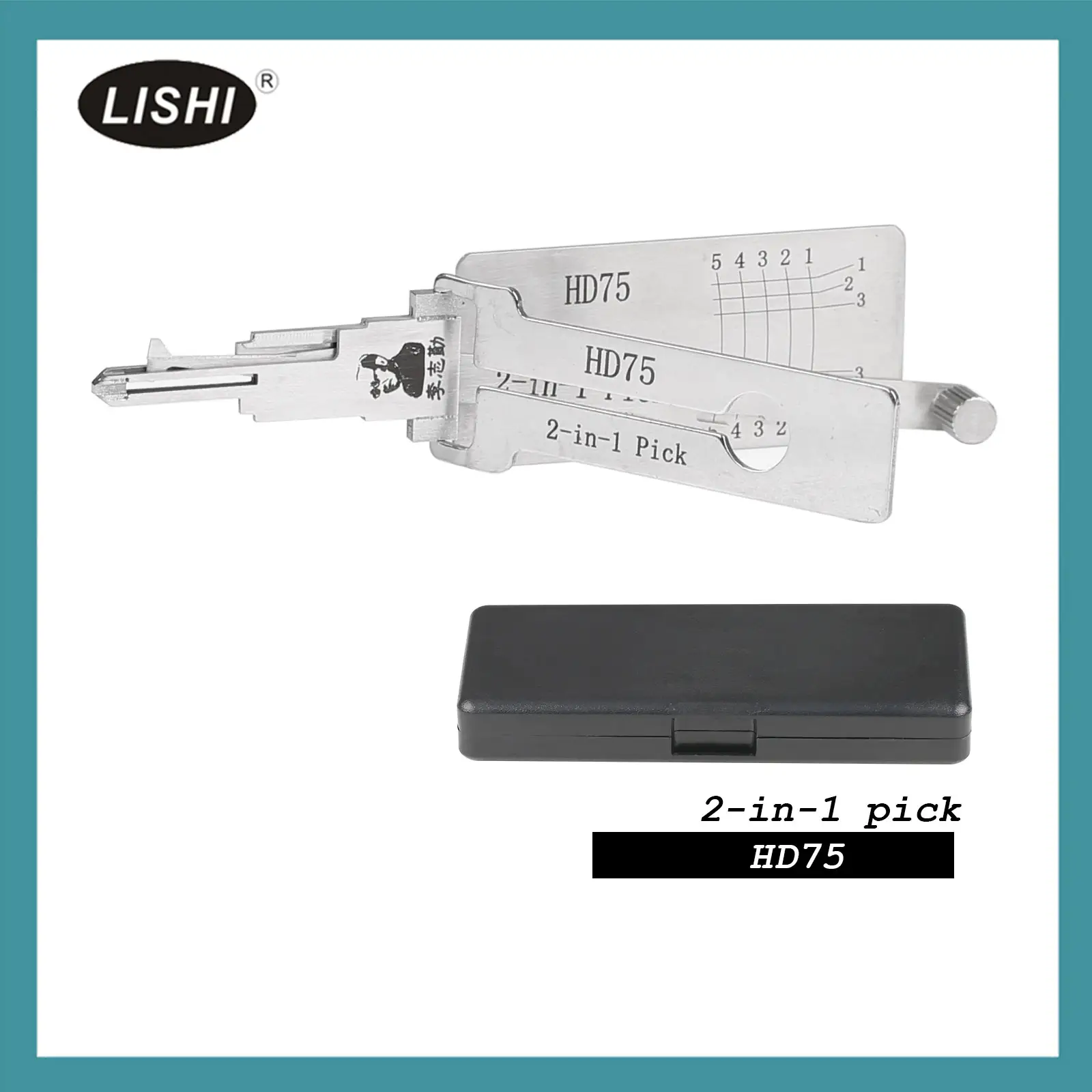 Новый 2022 LISHI HD75 плоский фрезерный мотоциклетный правый паз 2-в-1 инструмент