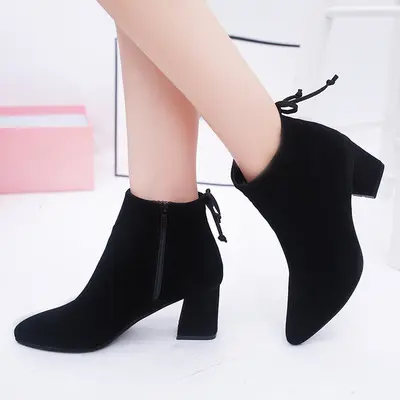 HLS096 wholesale high quality high heel fashion heels ladies ankle boots