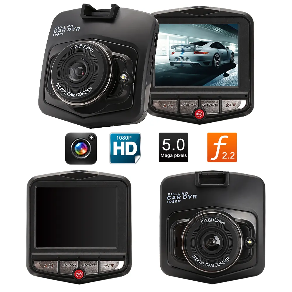 New 2.4" Inch FHD 1080P Car Camera, Car Camera Recorder, Car DVR GT300 Night Vision Hidden Camera Recorder Dash Cam