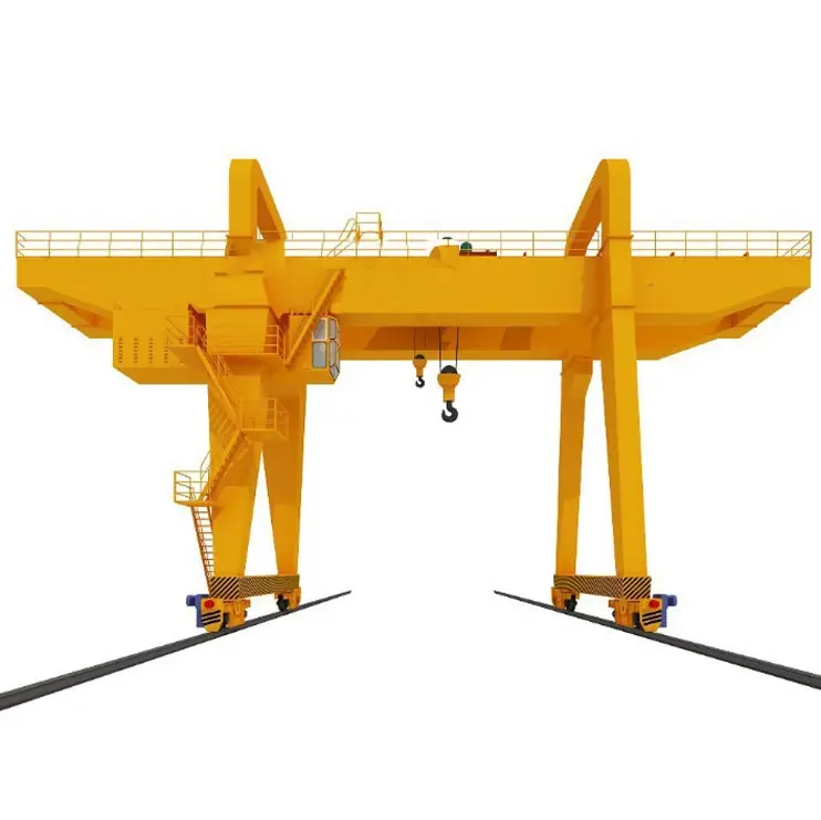 Good Price A frame 5 ton 10 ton 25t 30 ton mobile double girder gantry crane with electric trolley