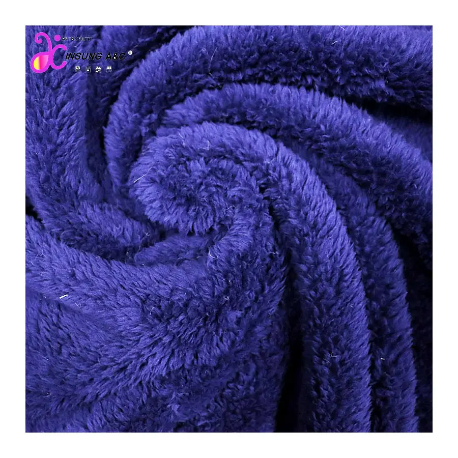 2021 Hot Sale High Quality Doubled Faces FLeece Fabric 100% Polyester Sherpa