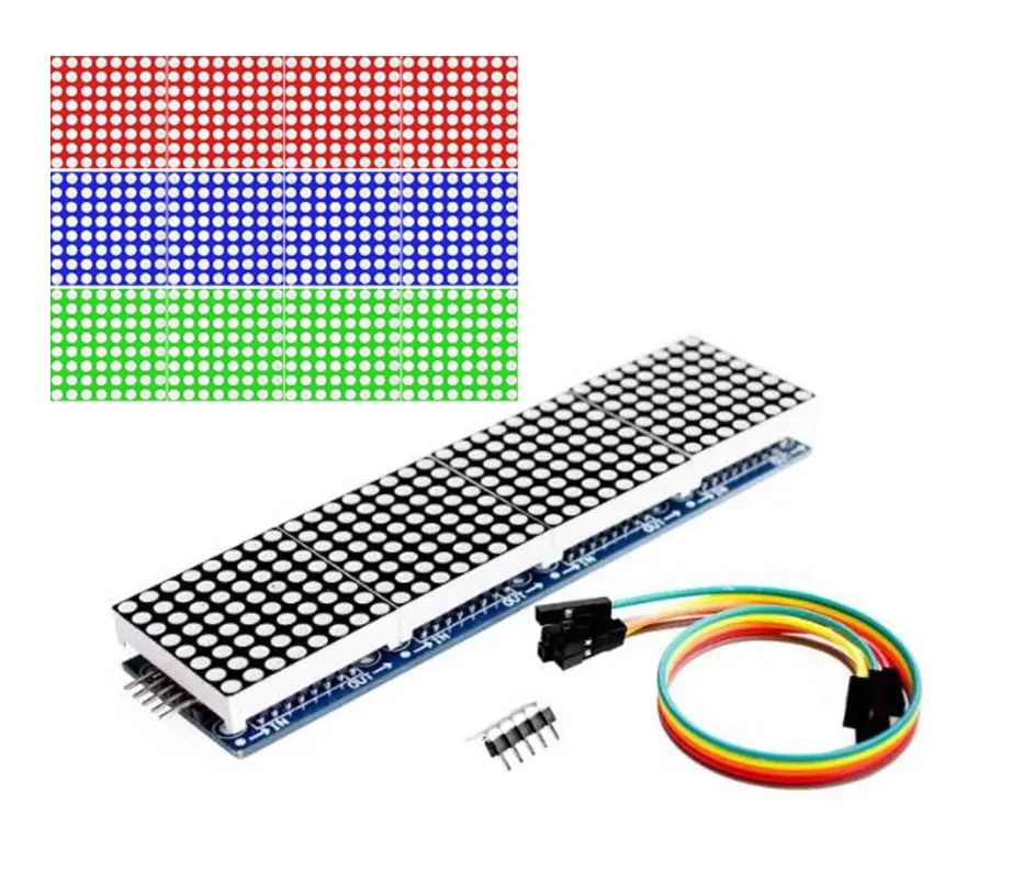 raspberry pi display MAX7219 Dot led Matrix MCU 8x32 Control LED Display Module Drive led matrix arduino