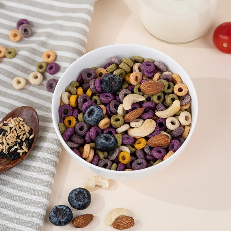 Multigrain Varieties Cheerios with Strawberries