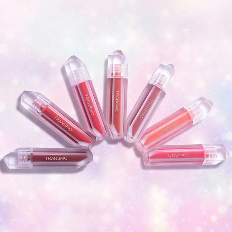 Customized lip gloss tube low moq 6.5ml crystal lip gloss tube private label 6.5ml unique lip gloss tubes with brush