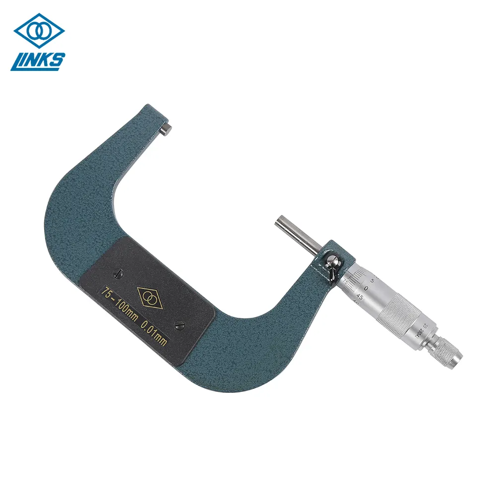 Meteric Outer Mircometer 0-25mm Micrometer 0.01mm Outside Micrometer Caliper Micrometer