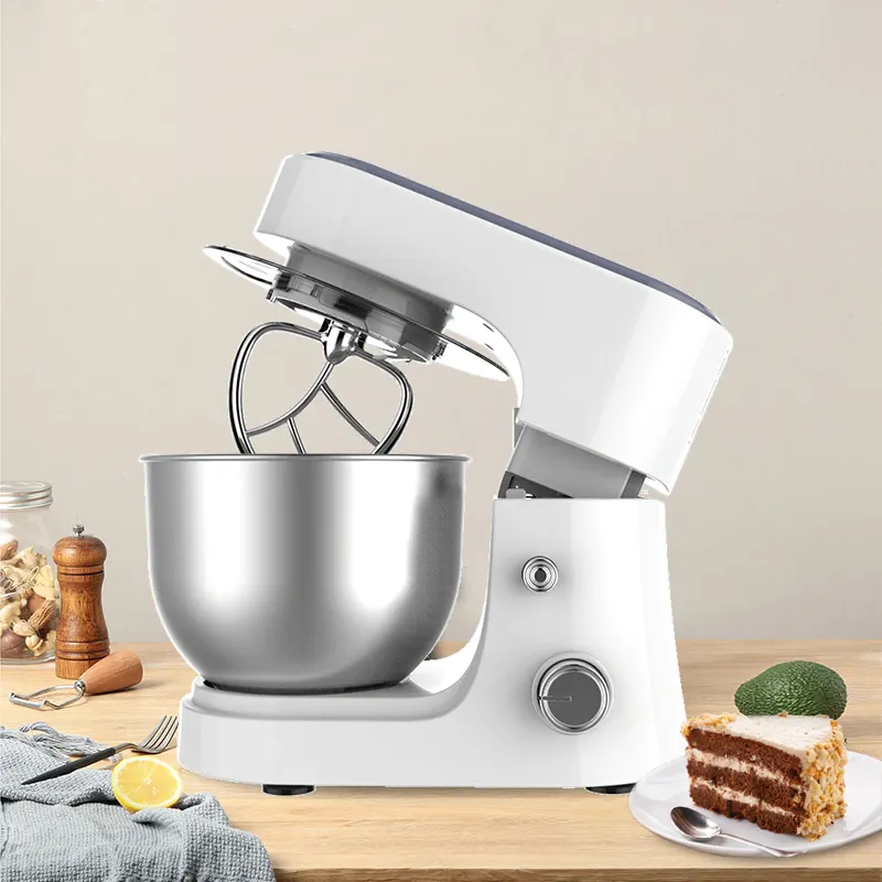 Cx-6081 Whisk Beater Egg Household Dough Cake Electric Machine Multifunction Food Processor Kitchenaid Stand Mixer With Bowl 4L