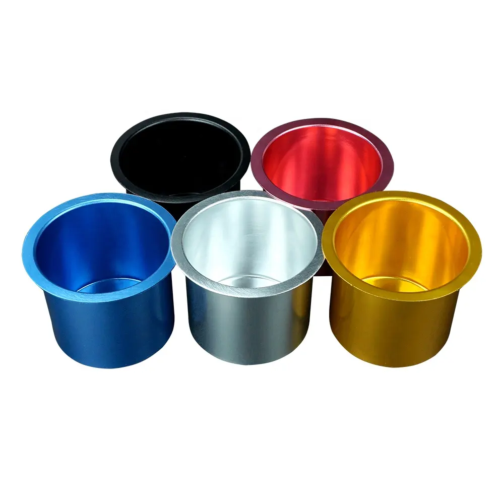 Оптовая продажа, Многоцветный алюминиевый держатель для чашки, держатель для напитков диаметром 86 мм на покерный стол для казино, аксессуары