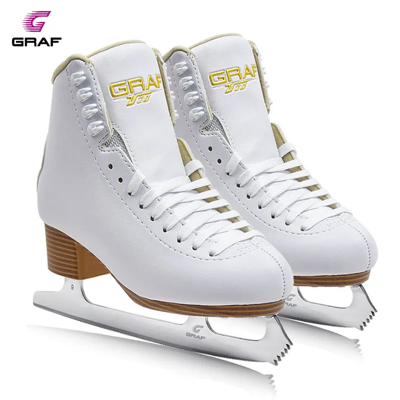 GRAF U20 Синтетическая кожа хлопчатобумажная ткань Регулируемая обувь для катания на коньках только для катания на коньках Азии