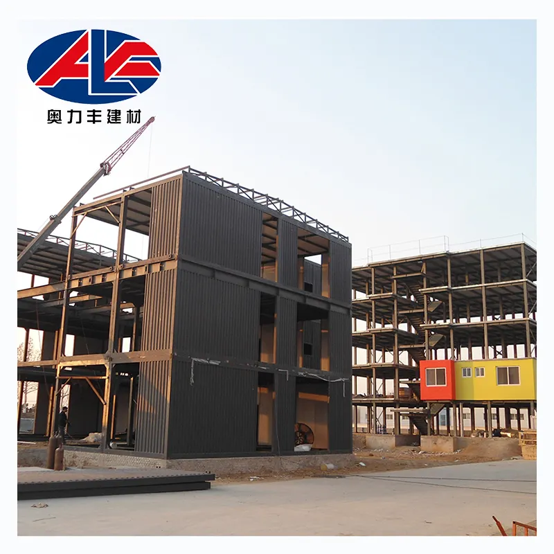 Metal Building Metal Prefabricated Steel Structure Building Warehouse Prefab Workshop Plans Hangar Steel Structure Ss400 Shopping Mall