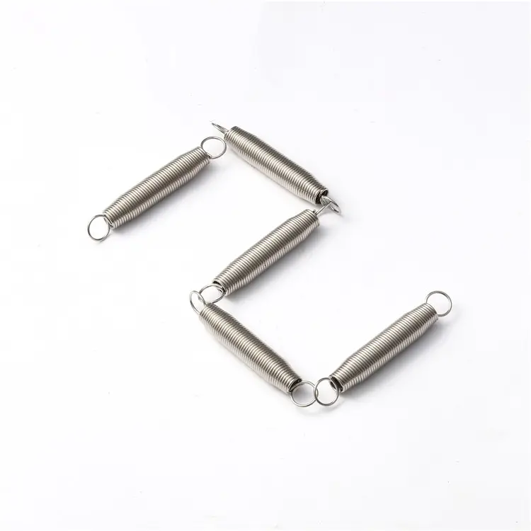 Tension Coil Springs Stainless Steel Dual Hook Small Tension Spring Custom Spring Coil