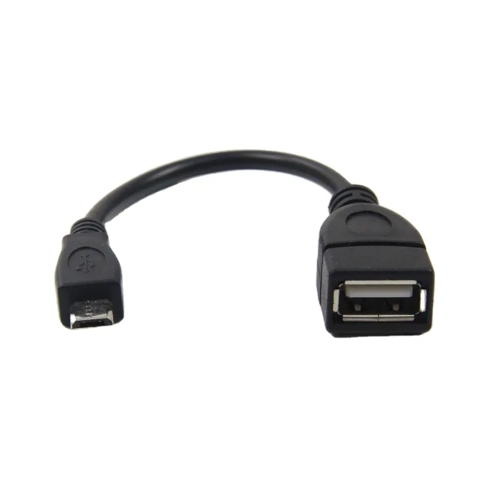 Микро-USB B папа к USB 2,0 A мама OTG Хост конвертер кабель адаптер