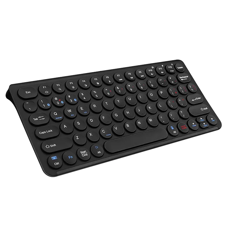 Профессиональная портативная клавиатура с высоким комфортом, может использоваться для мобильного телефона, планшета, беспроводная мини-клавиатура