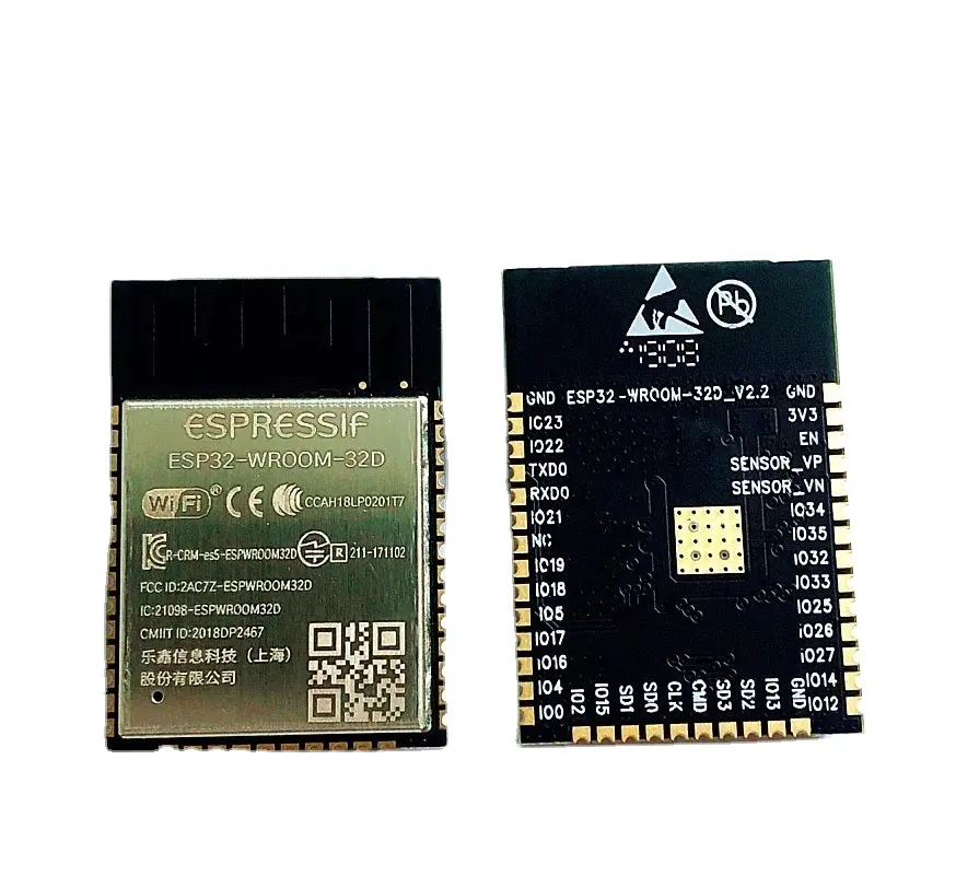 ESP32-WROOM-32D ESP32-WROOM-32 Wi-Fi+B.T.+BLE ESP32 Module 32 Mbits 4MB Flash Memory Espressif Original Better RF Performance