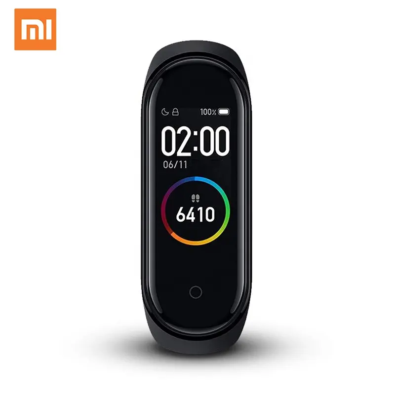 Оригинальные Смарт-часы Xiaomi Mi Band 4 фитнес-трекер BT5.0 AI Браслет С Пульсометром сенсорный цветной экран браслет Mi 4 Band