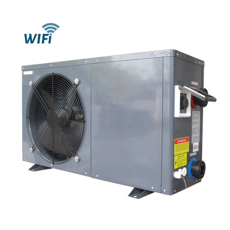 Low pollution energy saving swimming pool heater and cooler