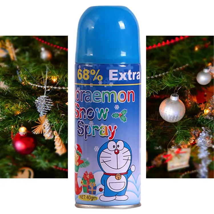 Christmas ornament snow spray new year party foam snow spray