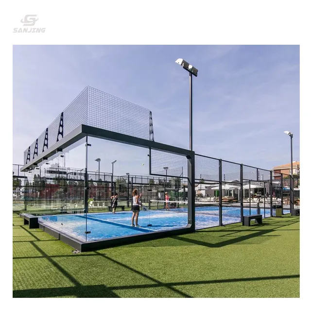 Прямая Заводская поставка, высокое качество, цена на теннисные корты, внутренние и наружные панорамные площадки