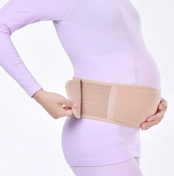Adjustable 3D Mesh Fabric Breathable Safety Lumbar Support Maternity Pregnancy Belt