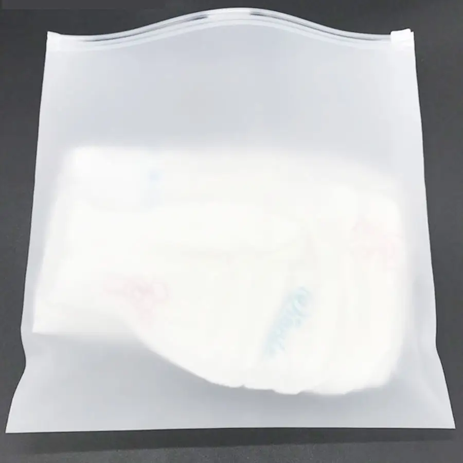 Оптовая продажа на заказ слайдер на молнии CPE пластиковый мешок защитная одежда на молнии чехол матовый упаковочный мешок