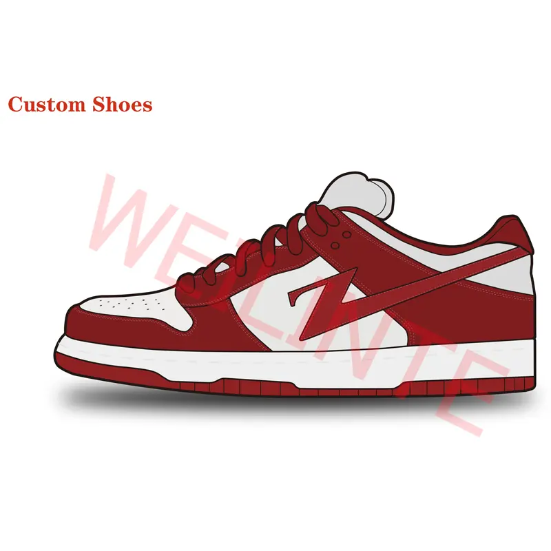 Модные дизайнерские низкие баскетбольные туфли SBDUNK из натуральной кожи по индивидуальному заказу, оптовая продажа от производителя