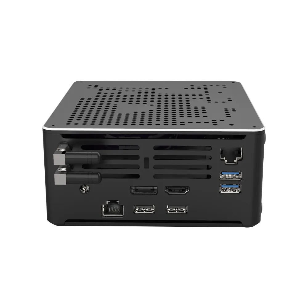 Free Shipping Intel Mini PC Intel Core I9 9980HK 2*DDR4 64GB 2*M.2 PCIE+1*2.5''SATA Cheap Min Pc Win10 Pro HD2.0 DP AC WiFi