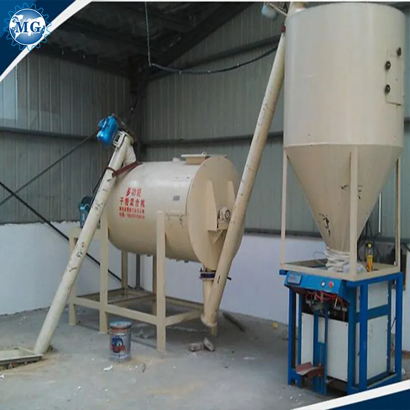 Small Investment 3-4T/H Simple Dry Mix Mortar Plant Ceramic Tile Adhesive Making Machine Supplier