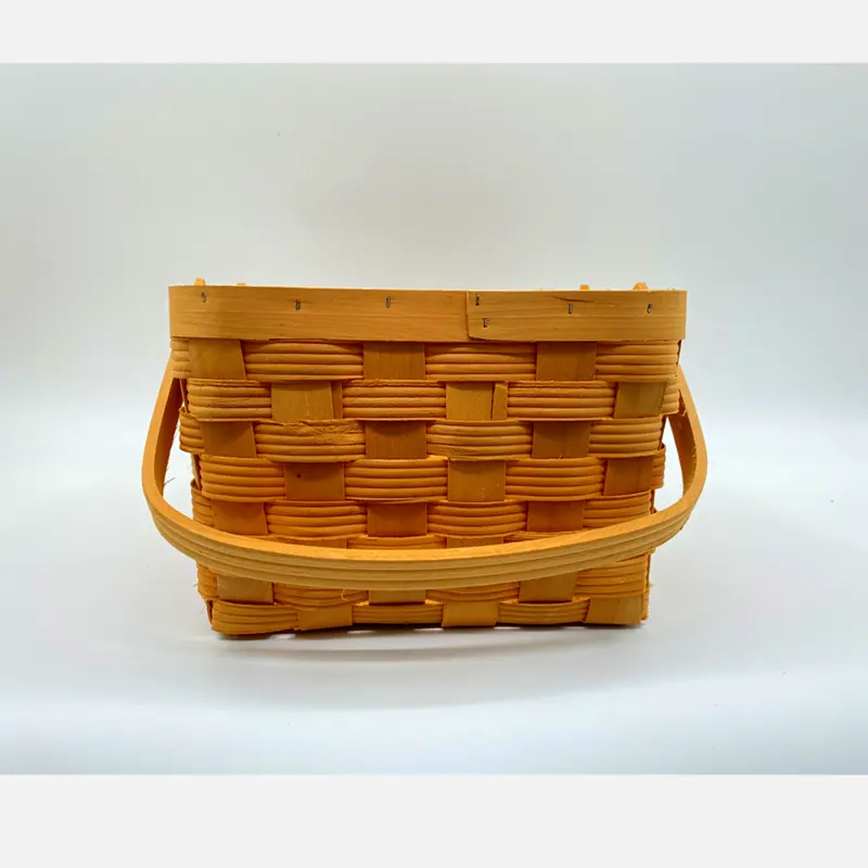 100% Handmade Weaving Willow Customized Color Size Wicker Basket with Lid