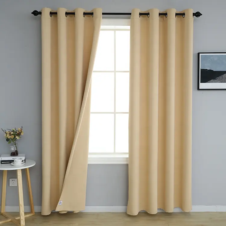 Hot Selling 3 Colors High Precision High Temperature Setting Health And Environmental Protection Curtains For The Living Room