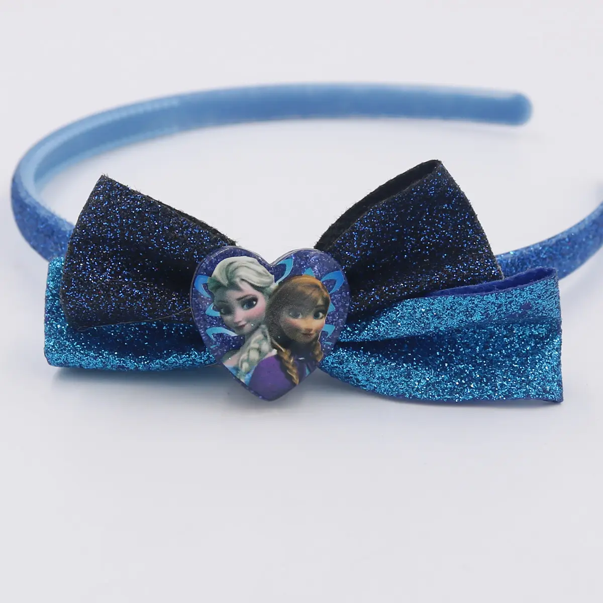 frozen glitter bows headband