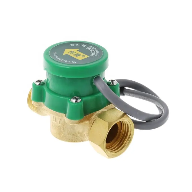 HT-120 G1/2 "-1/2" Water Circulation Pump Flow Switch Cold & Hot Water 1.5A