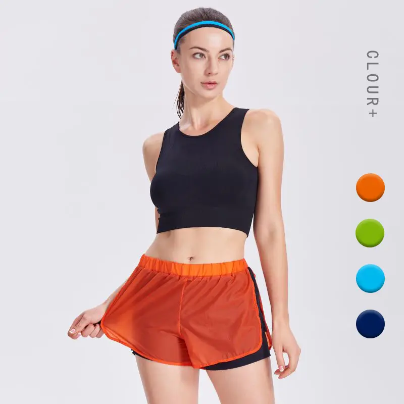 2021 INS Hot Sale High Quality 2 -Layer Short Pants Workout Outfit Wears For Women Home Short Pants