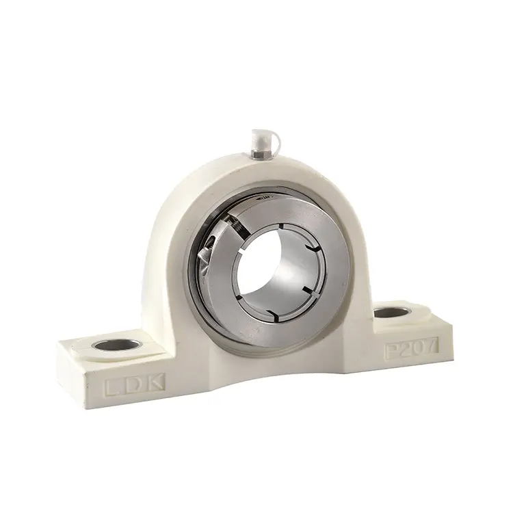 LDK TP-SUEP208 stainless steel inserts thermoplastic solid base housing washdown mounted ball bearings