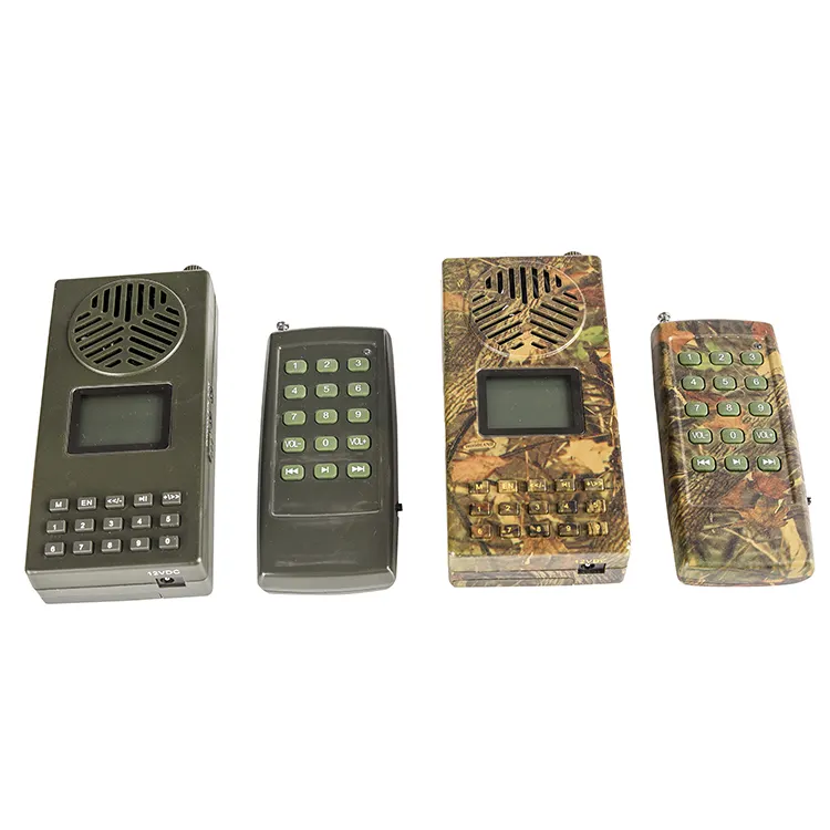 Factory Wholesale Rechargeable Battery Remote Control Multi Sound Bird Hunting Mp3 Player  With Memory Timer