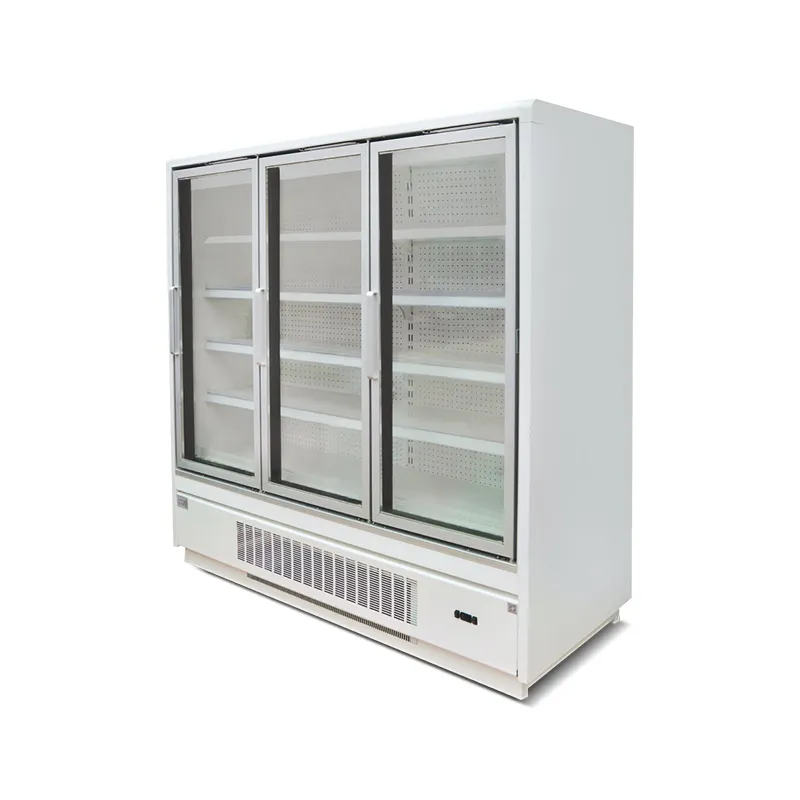 Вертикальный холодильник для мороженого, стеклянная дверь, продажа морозильной камеры