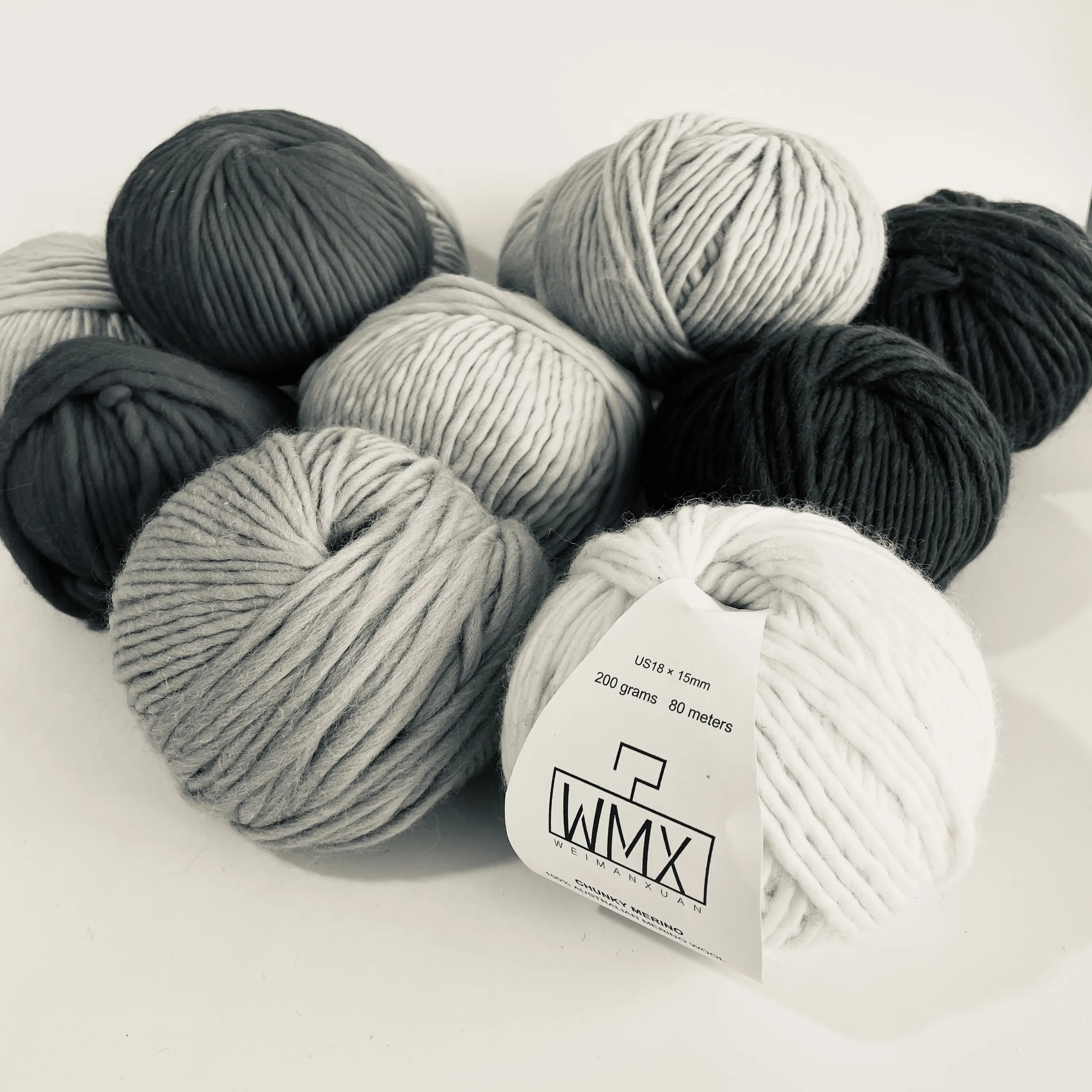 6mm Thick Australian Merino Wool Thinner Yarn for Hand Knitting Sweaters