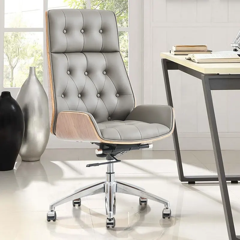 Сверхмощный кожаный 7 точечный массаж с высокой спинкой boss офисное кресло руководителя Честерфилд эргономичный расслабляющий вращающееся офисное кресло