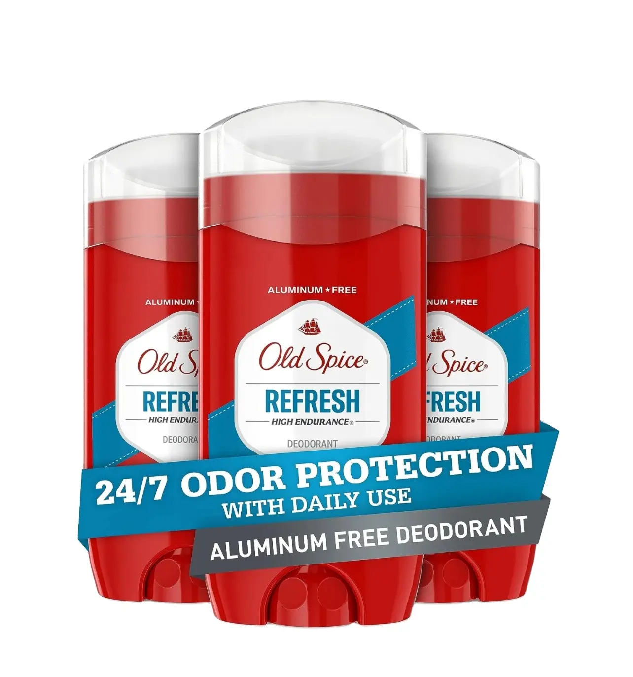 Дезодорант старых специй для мужчин, чистый спортивный и освежающий аромат высокой выносливости 3 унции (в упаковке 3 шт.) по лучшей цене
