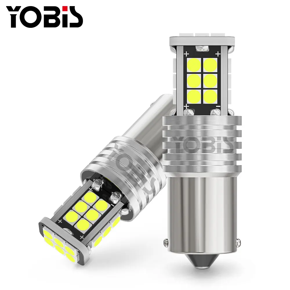 Универсальные 3030 18smd светодиодные лампы 1156 P21W BA15S BAU15S PY21W 1157 P21/5W оптовая продажа Canbus светодиодные лампы обратного тормоза указатели поворота