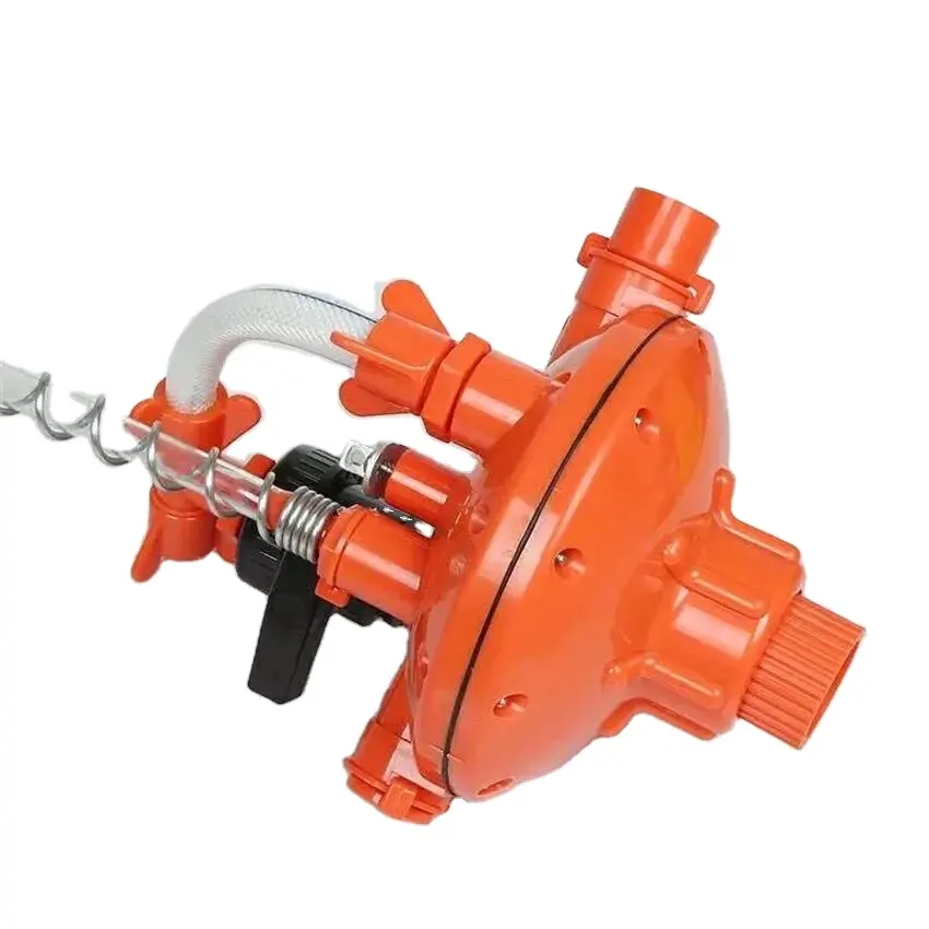 High quality chicken house plastic automatic water drinker line pressure regulator